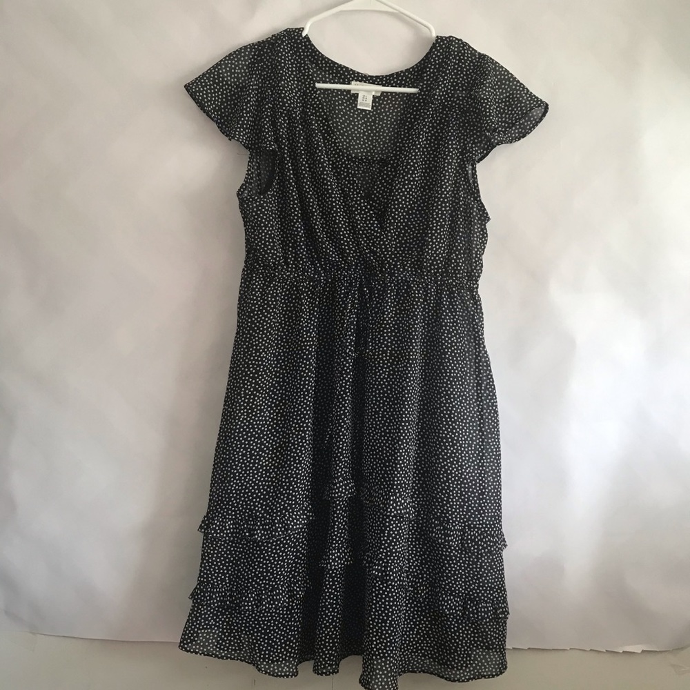 Motherhood black maternity dress size large